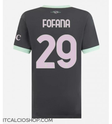 AC Milan Youssouf Fofana #29 Terza Maglia Femmina 2024-25 Manica Corta
